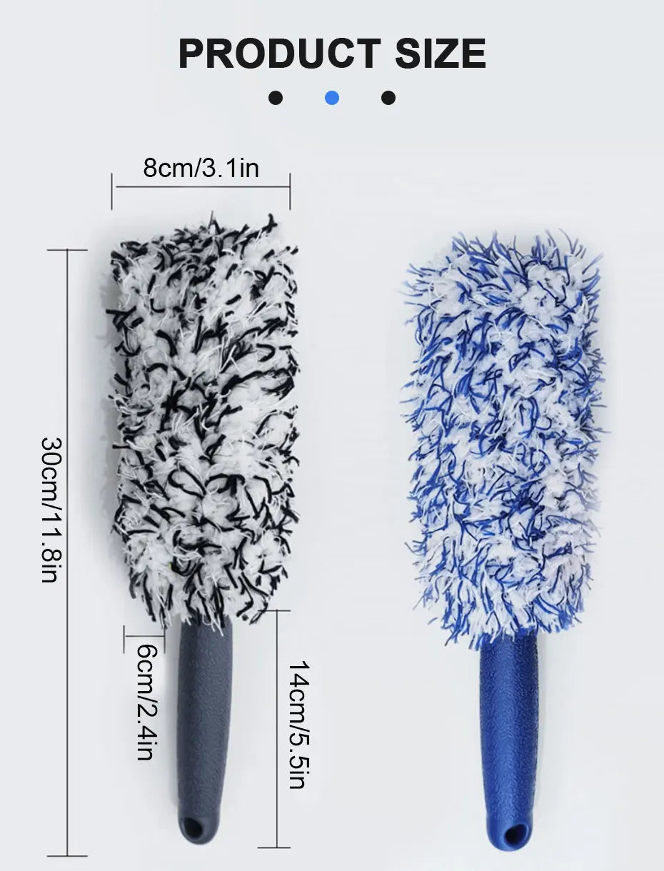 Brosse à jantes en microfibre