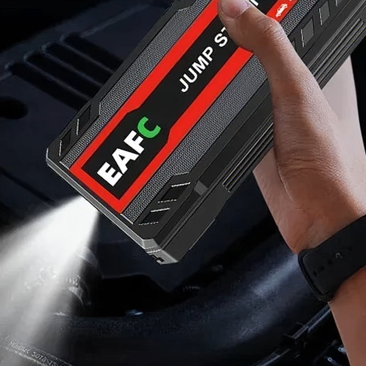 Booster de batterie 600 A en situation
