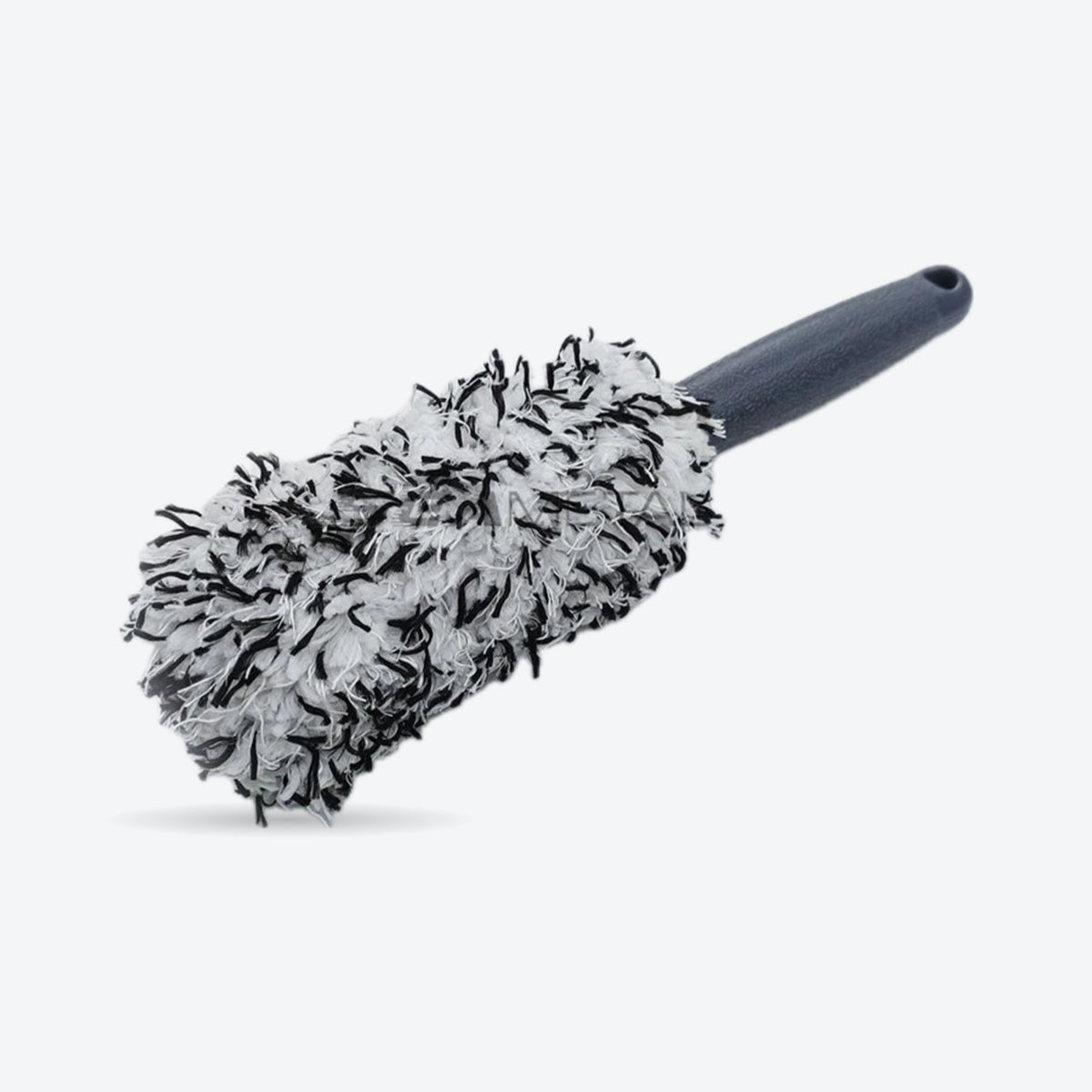 Brosse à jantes en microfibre noire et blanche