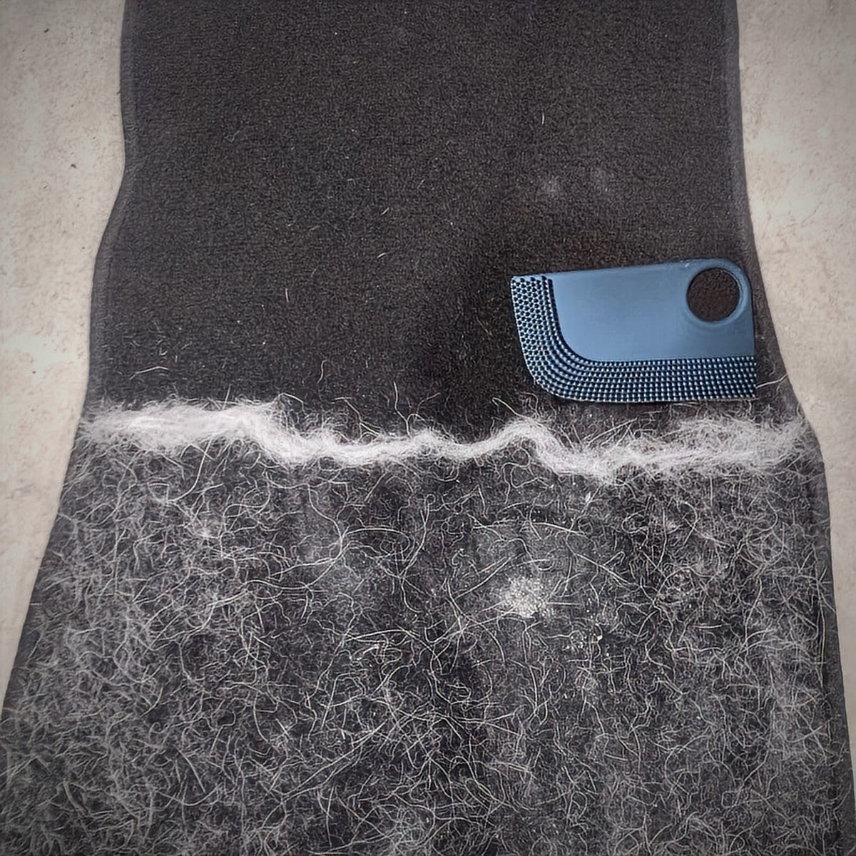 Brosse anti-poils en situation