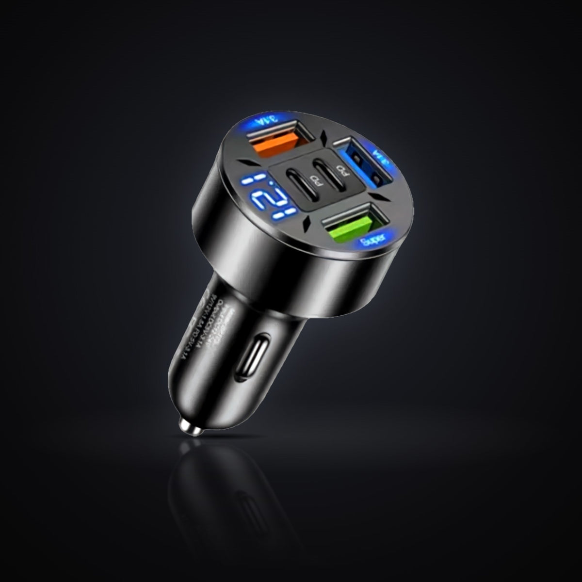 Chargeur allume-cigare 5 ports