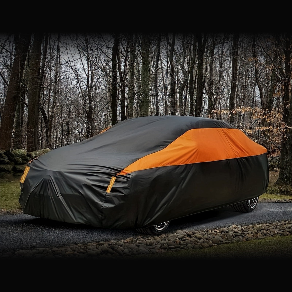 Housse de protection voiture en situation