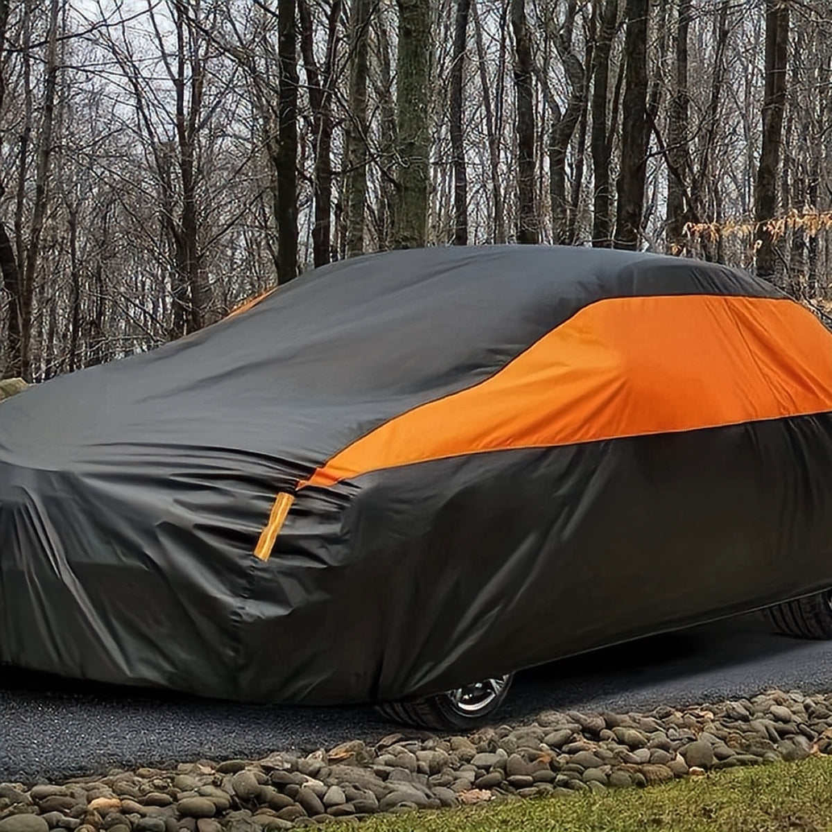 Housse de protection voiture en situation