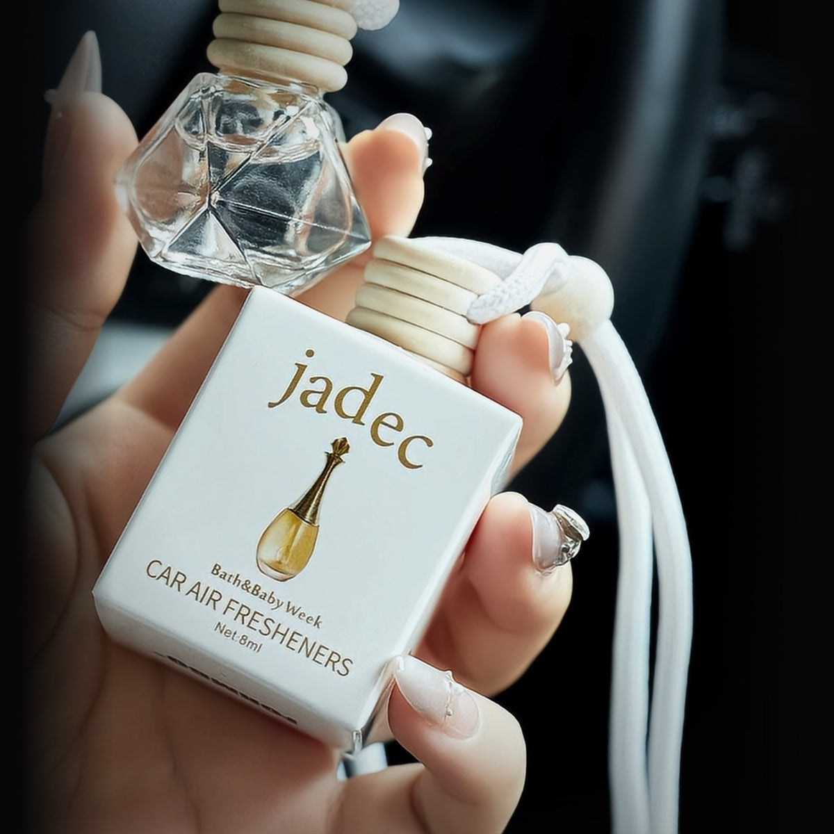 Diffuseur de parfum à suspendre, coffret blanc