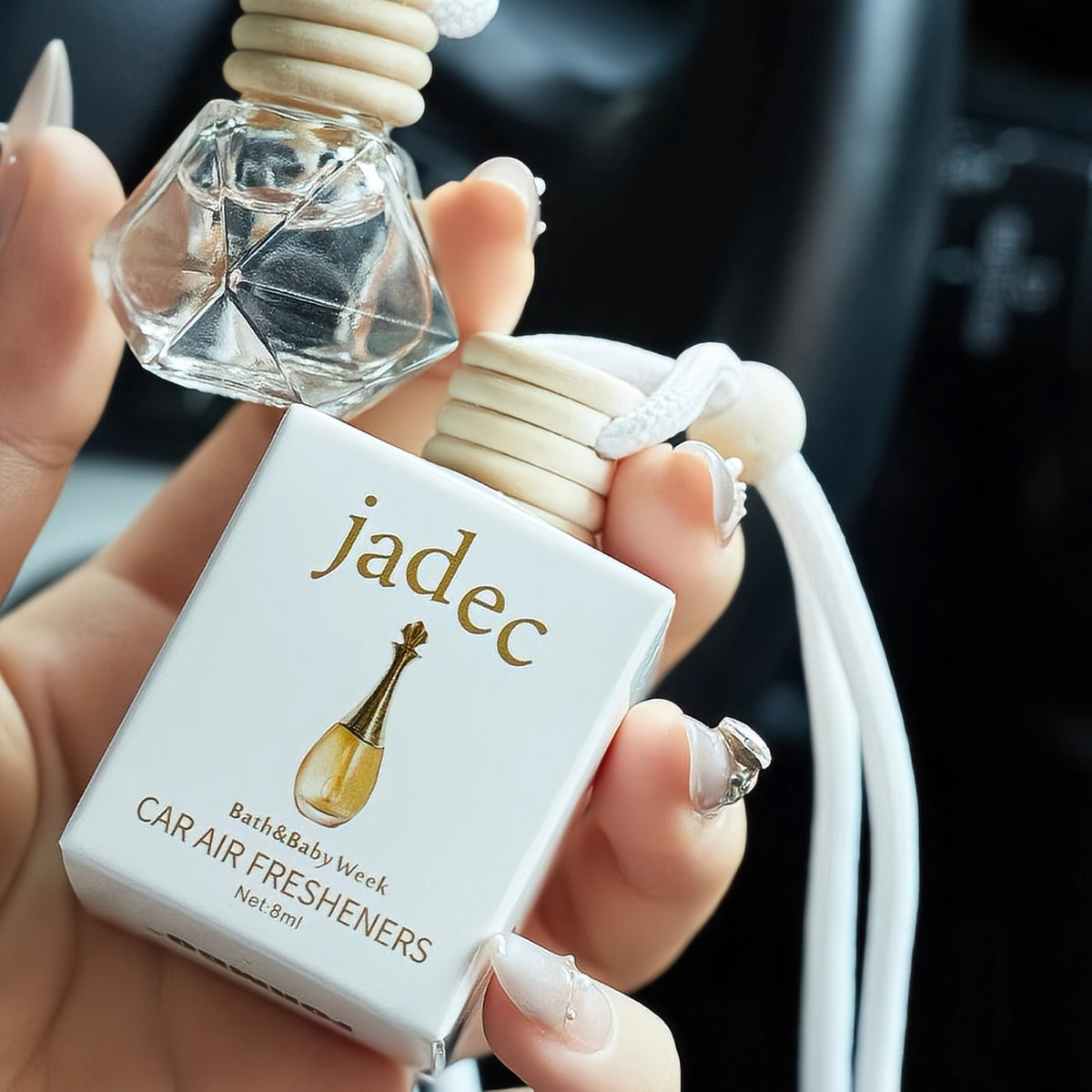 Diffuseur de parfum à suspendre, coffret blanc